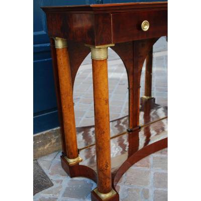 Great Empire Mahogany Console XIX And ​​ash