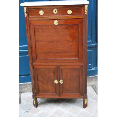 Mahogany Secretary, Louis XVI, Stamped With Vassou