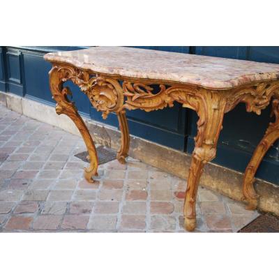 Important Console 4 Feet D Louis XV .provence XVIII