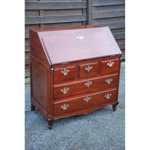 Commode Scriban Molouine En Acajou XVIII