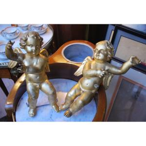 Pair In Golden Wood Italy XVIII