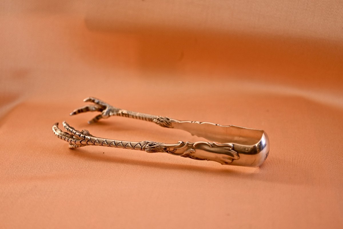 Sugar Tongs Or Ice Cube In Silver From Lapparra