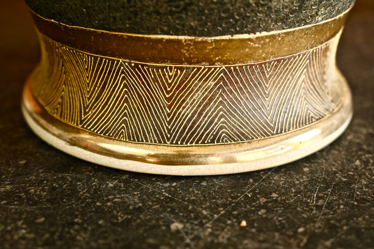 Paire de vases Japonais Satsuma-photo-4