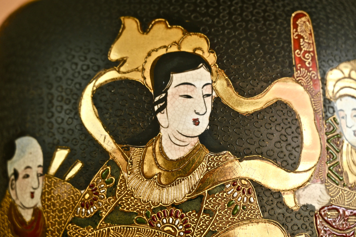 Paire de vases Japonais Satsuma-photo-6