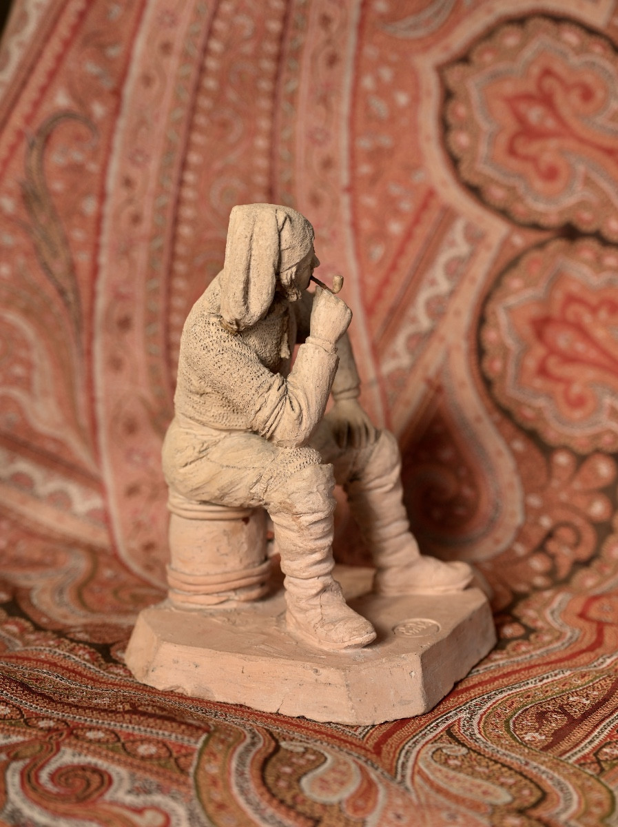 Sculpture de marin d'Eugène Blot-photo-2