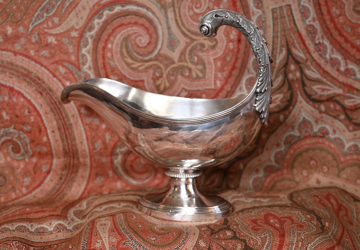 Saucière argent Veuve Parraud XIX ème-photo-2