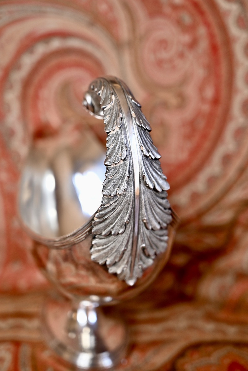 Saucière argent Veuve Parraud XIX ème-photo-3