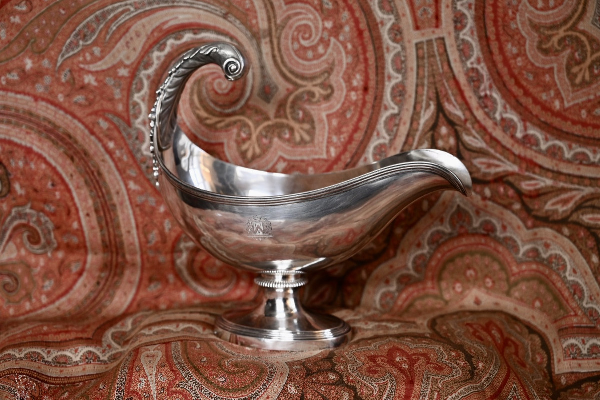 Saucière argent Veuve Parraud XIX ème