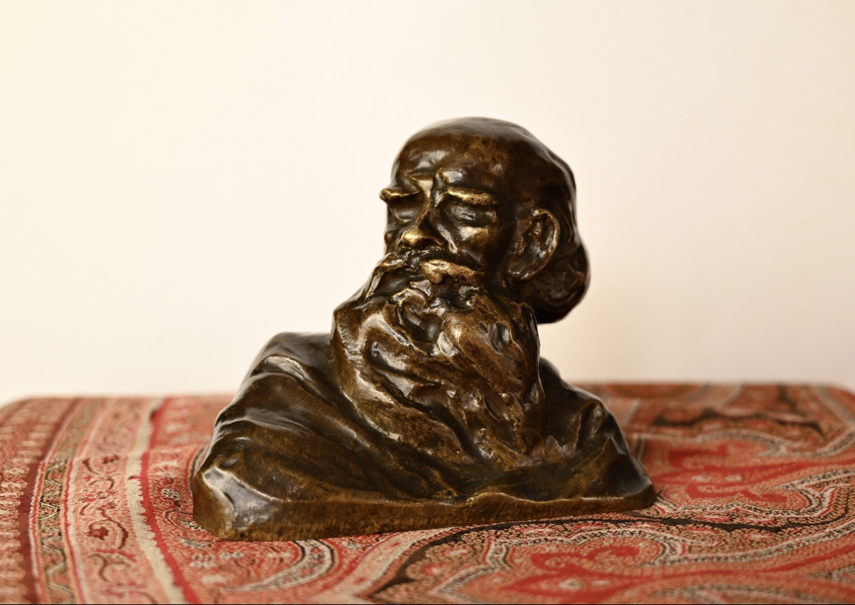 Tolstoy Bronze 19th Century