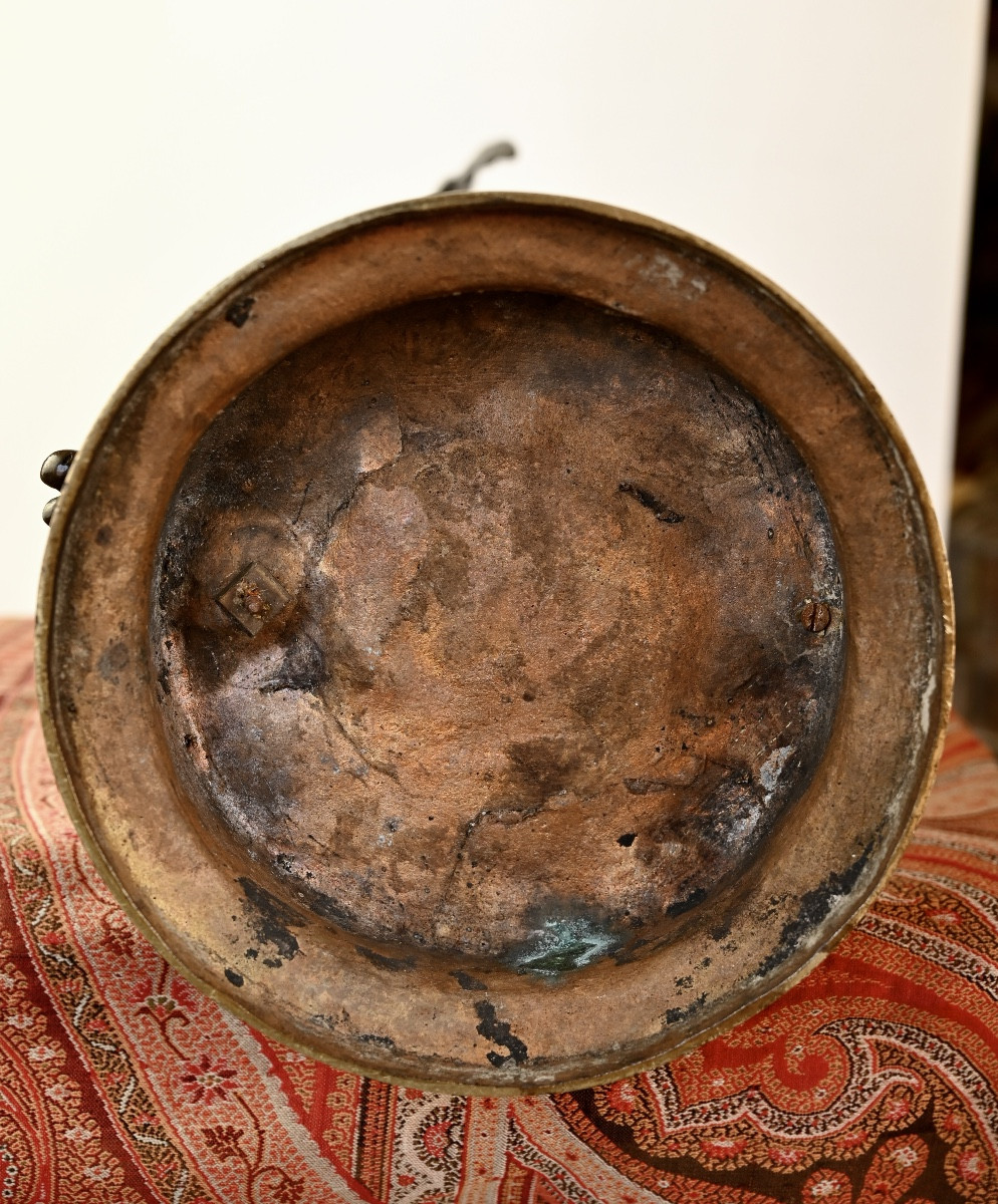 "child With A Rooster" Bronze By Emile Laporte-photo-4