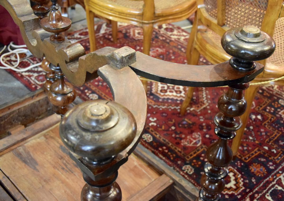 Table Desk In Walnut Late Seventeenth-photo-1