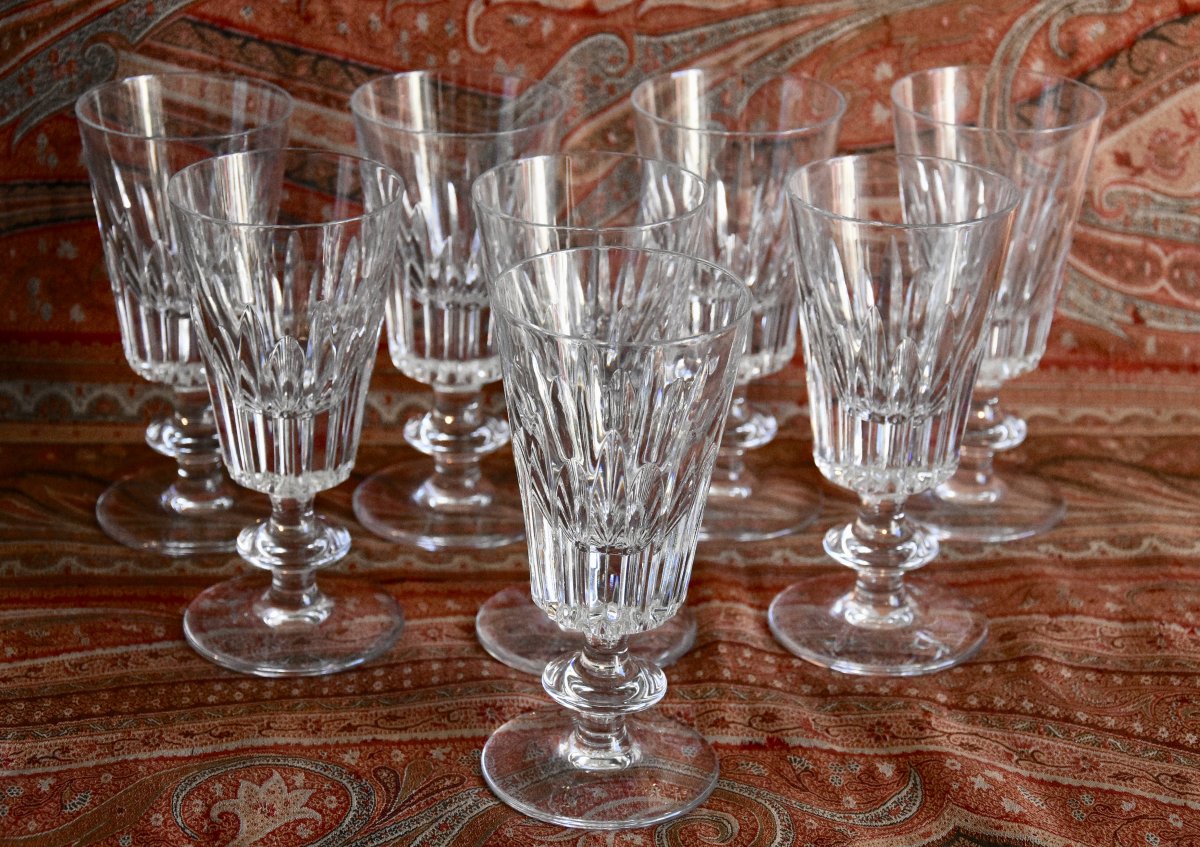 8 Verres Daum France