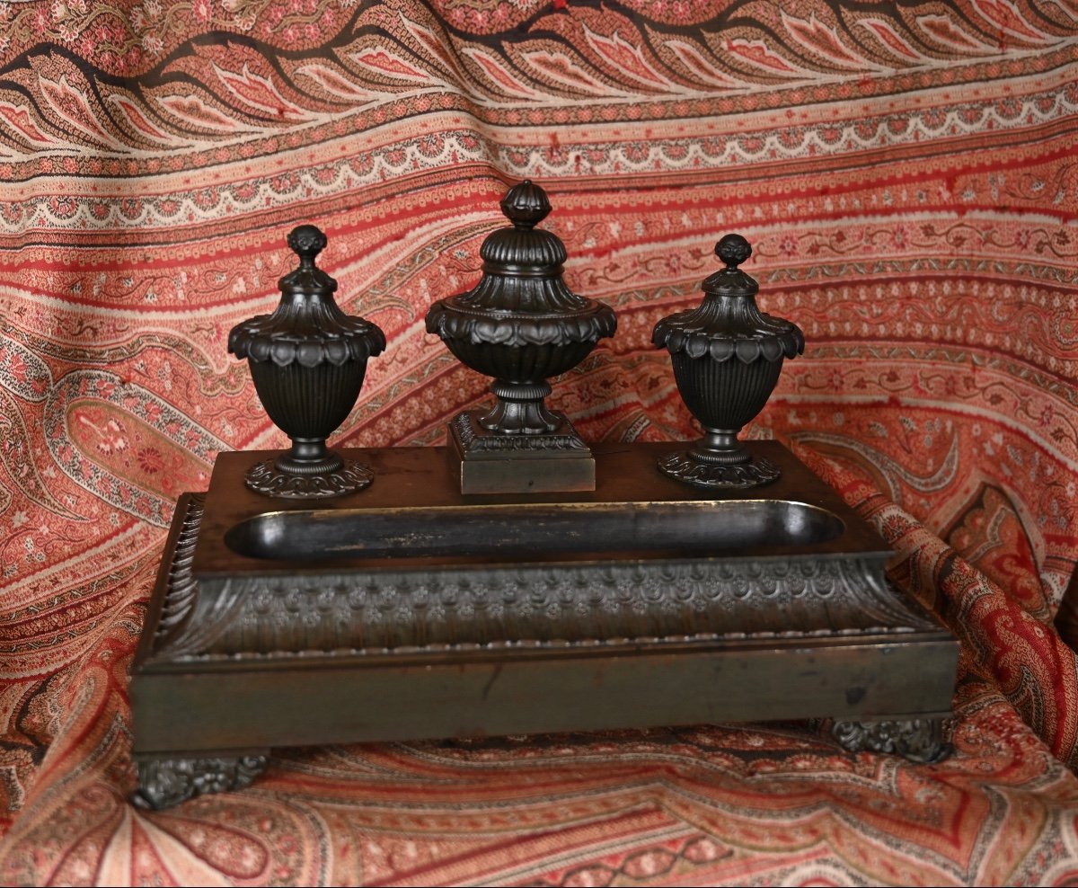 Inkwell In Bronze Restoration Period