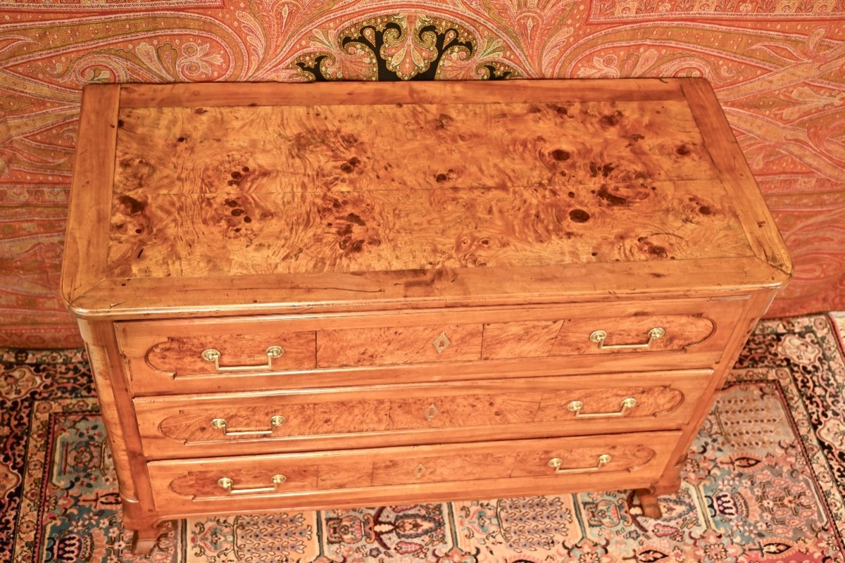 18th Century Bressane Commode Cherry And Ash-photo-2