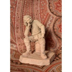 Sculpture de marin d'Eugène Blot