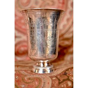 Timbale pied douche argent de Théodore Tonnelier