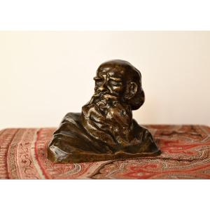 Tolstoy Bronze 19th Century