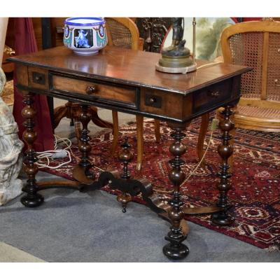 Table Desk In Walnut Late Seventeenth