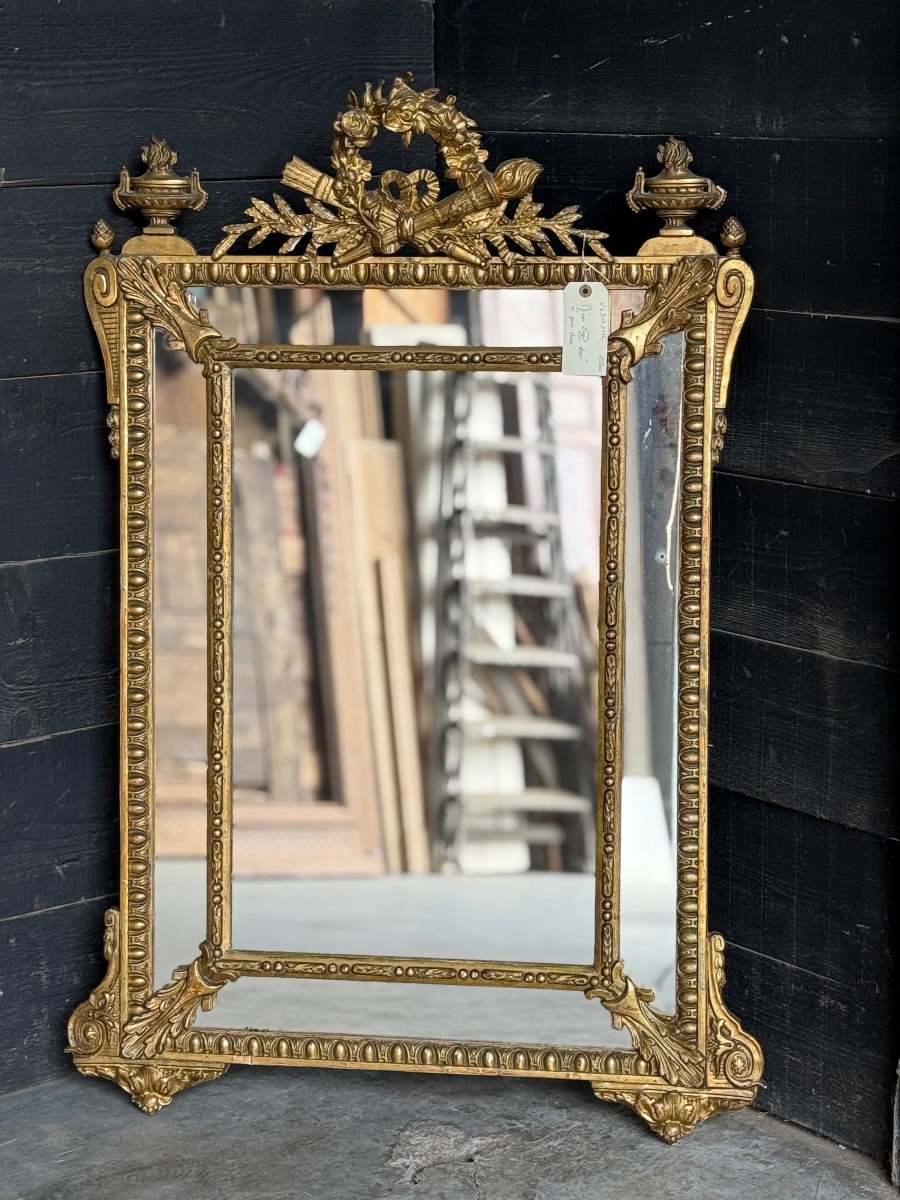 Gilded Lxvi Parecloses Mirror