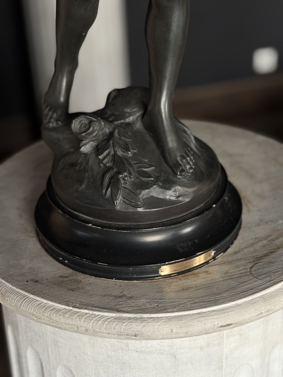 Bronze Cupid Statue-photo-3