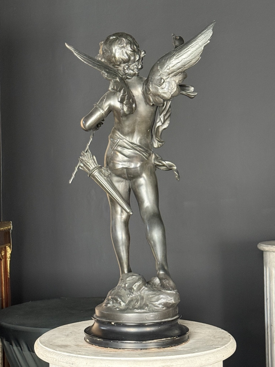 Bronze Cupid Statue-photo-6
