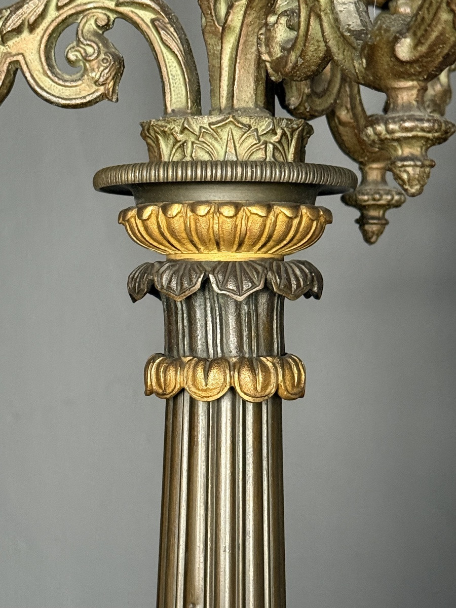 Pair Of Empire Candelabra -photo-3