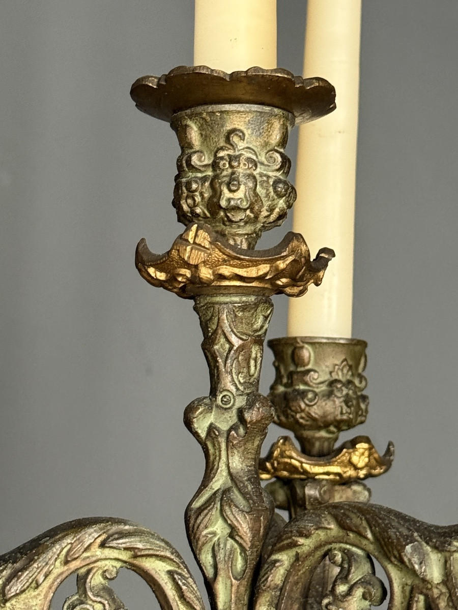 Pair Of Empire Candelabra -photo-5