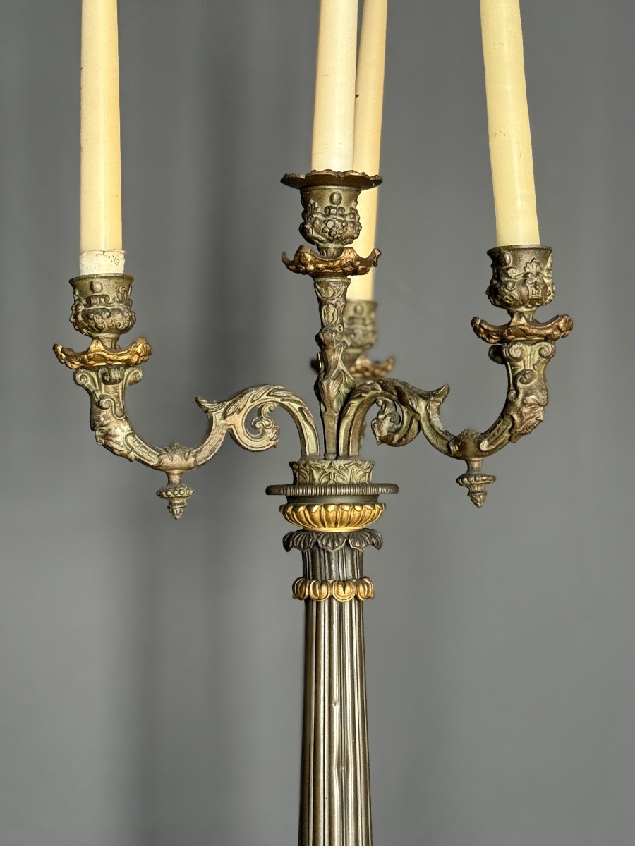 Pair Of Empire Candelabra -photo-8