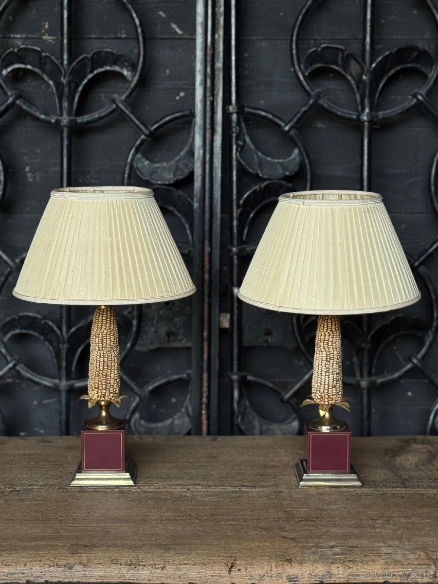 Pair Of Corn Lamps-photo-1
