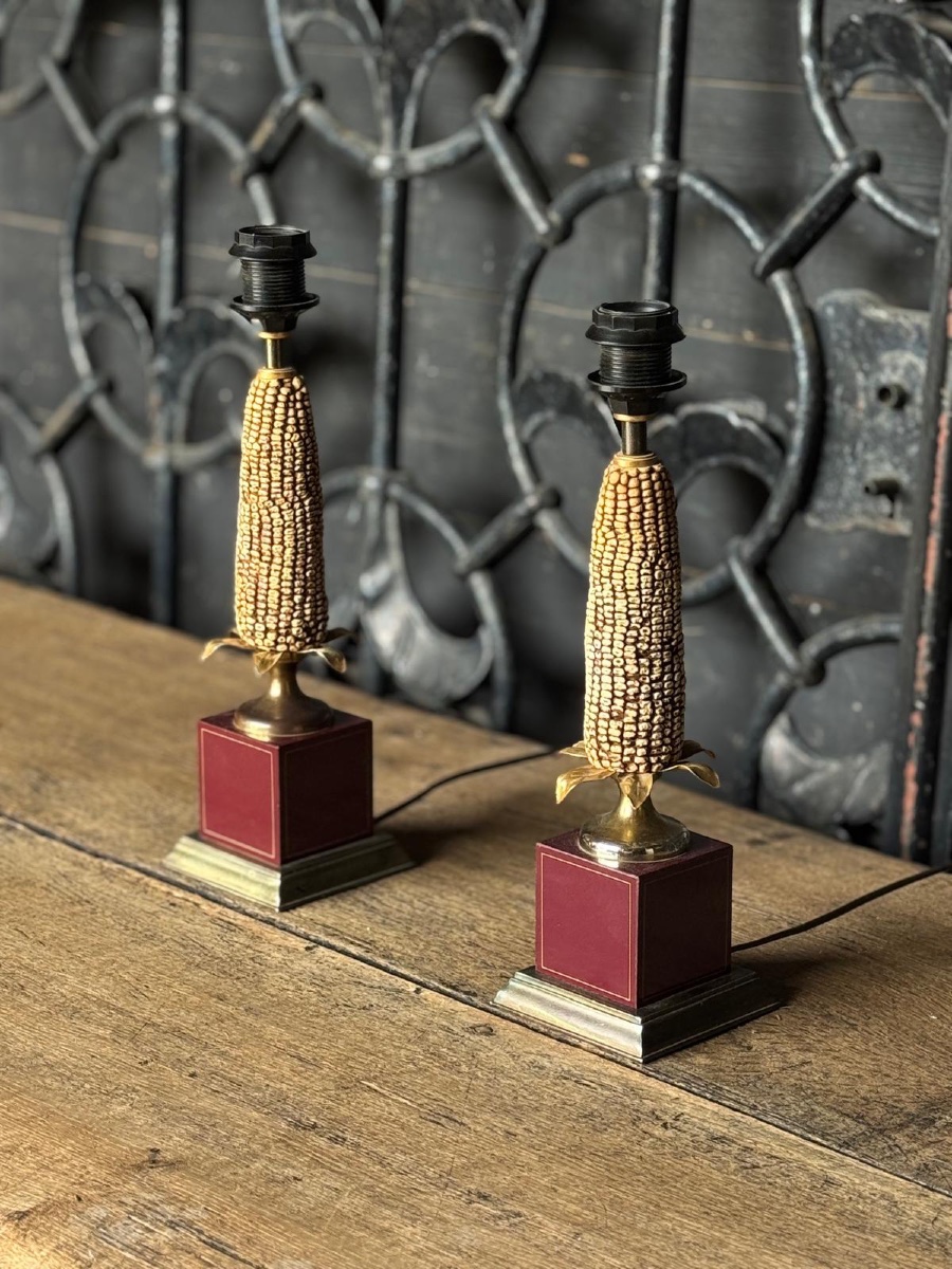 Pair Of Corn Lamps-photo-6