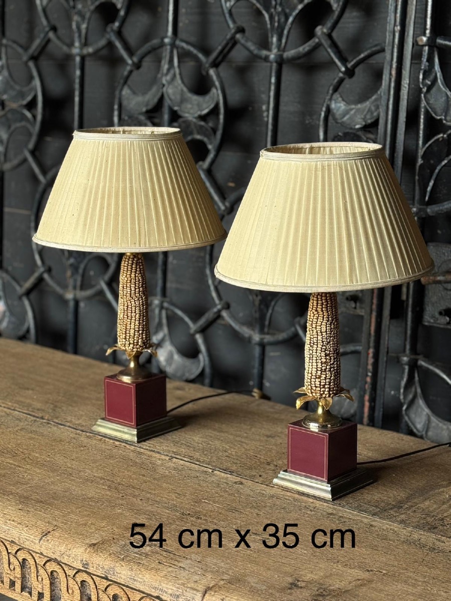 Pair Of Corn Lamps-photo-7
