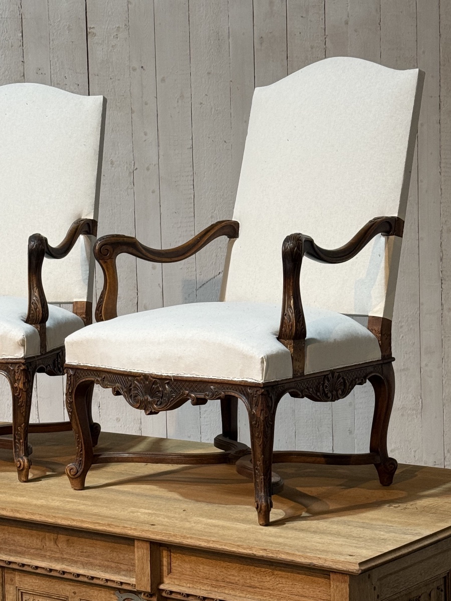 Paire de fauteuils LXV-photo-3