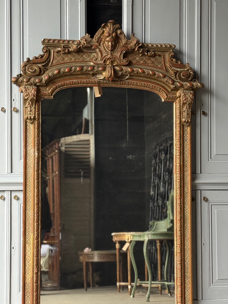 Large 19th-century Mirror -photo-3