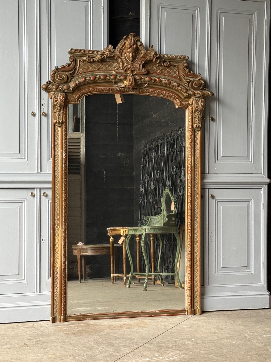 Large 19th-century Mirror 