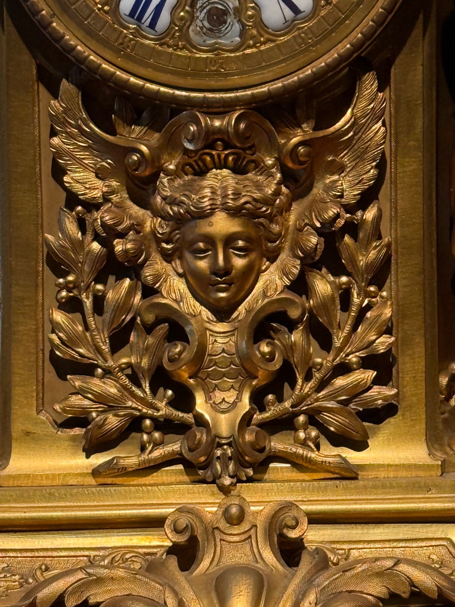 Gilded Bronze Clock -photo-2