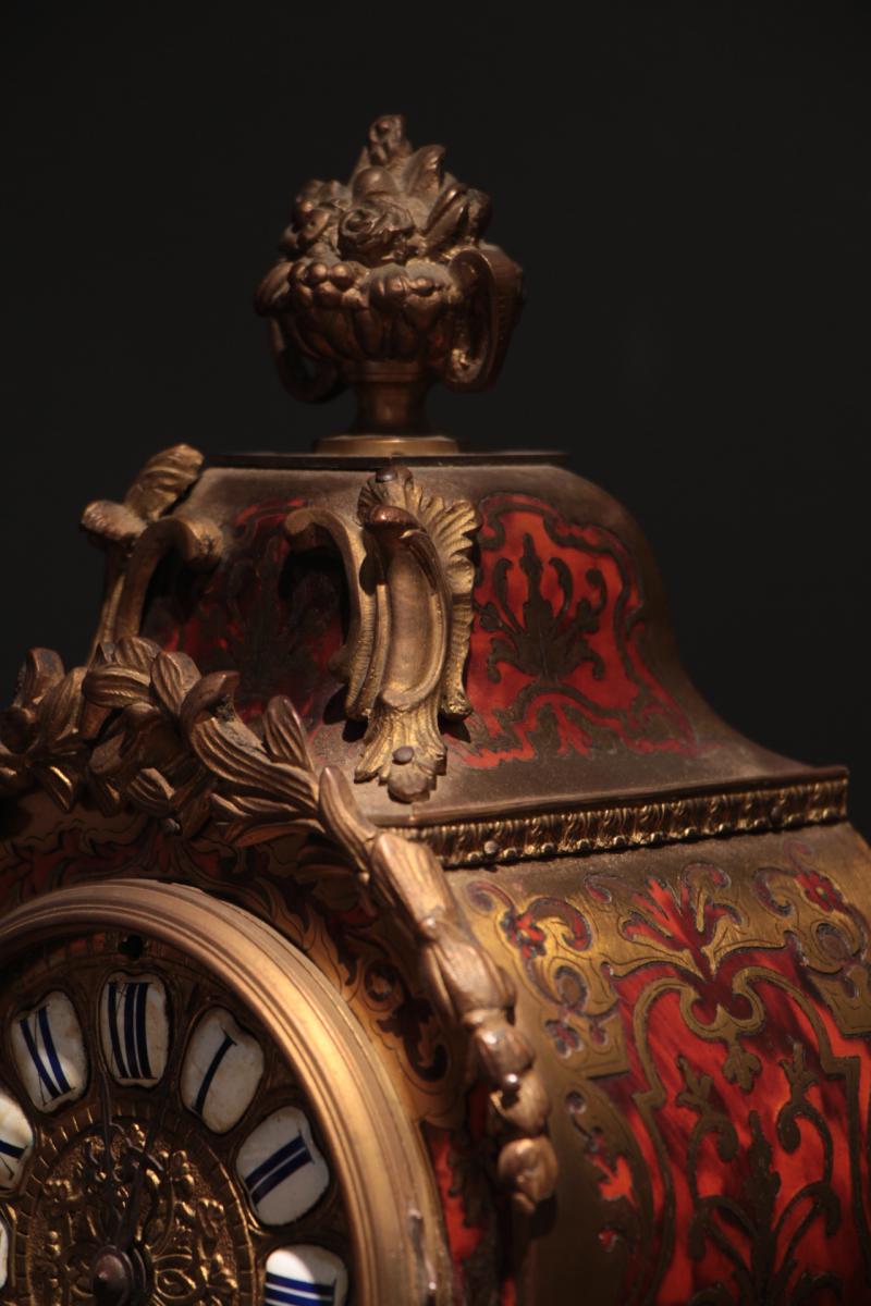 Horloge Boulle En écaille De Tortue-photo-4