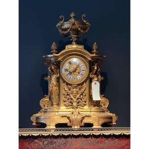 Gilded Bronze Clock