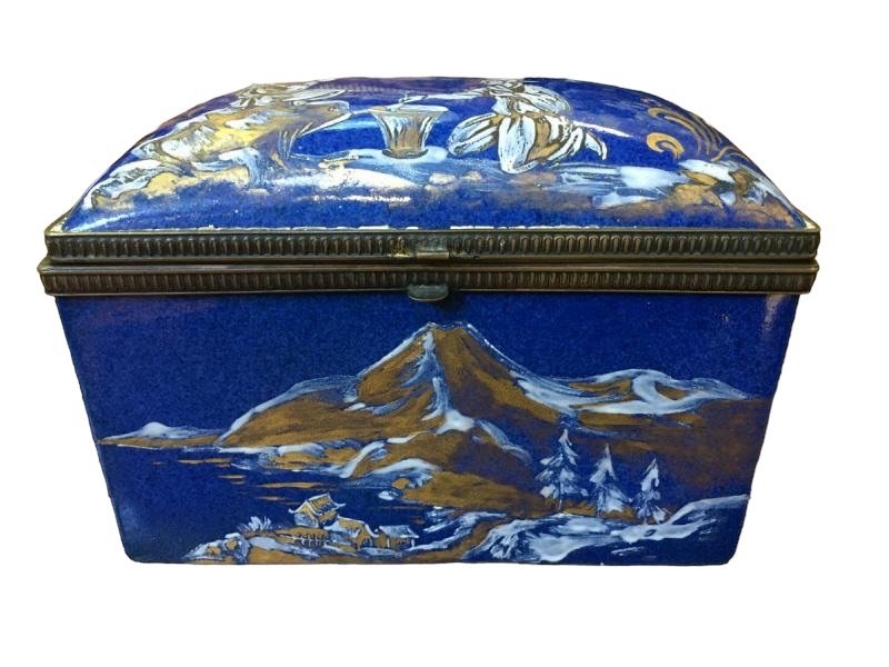 19th Century Paris Porcelain Box.-photo-8