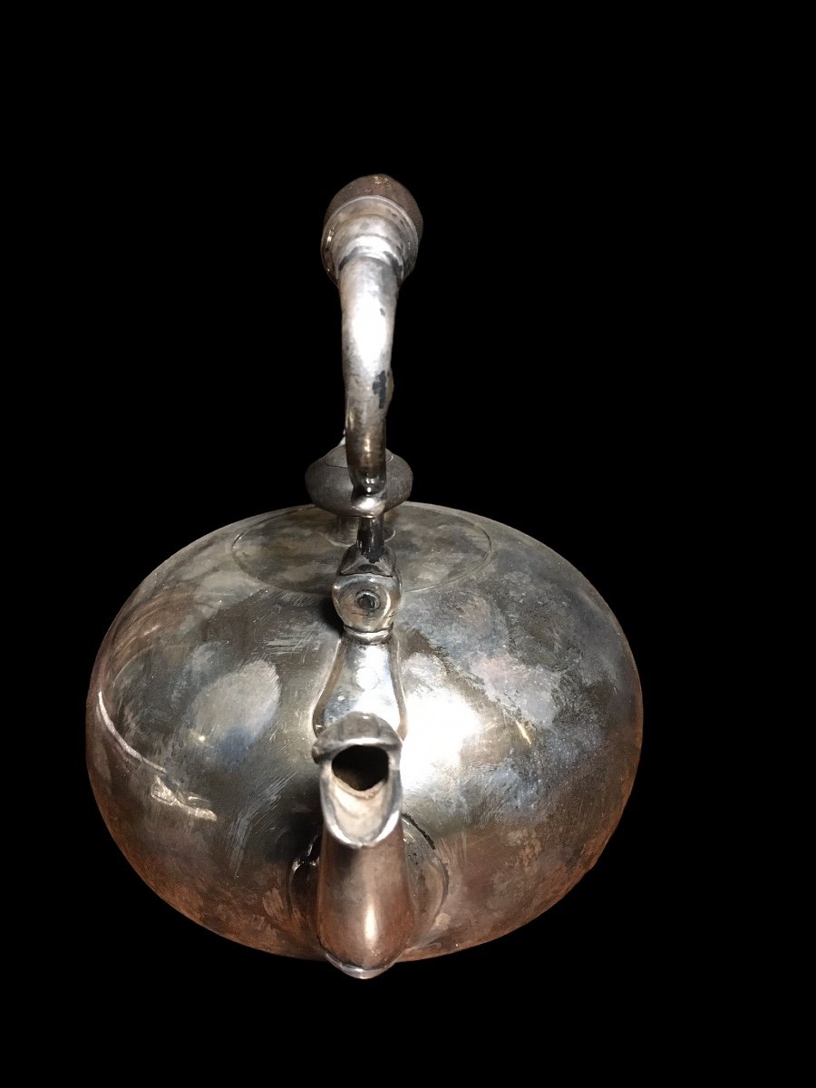 18th Century Sterling Silver Kettle, 1200 Grams-photo-2