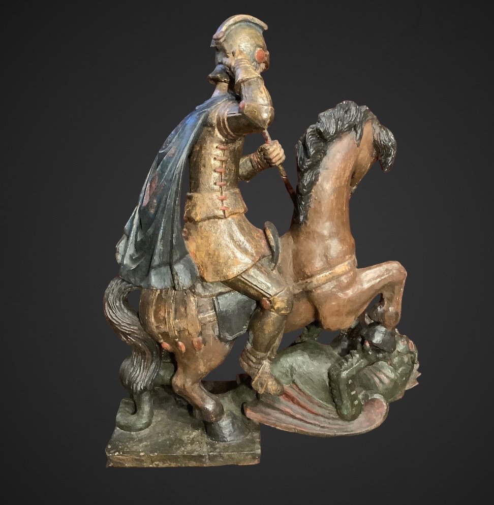 Saint George, The Dragon Slayer Circa 1600-photo-5