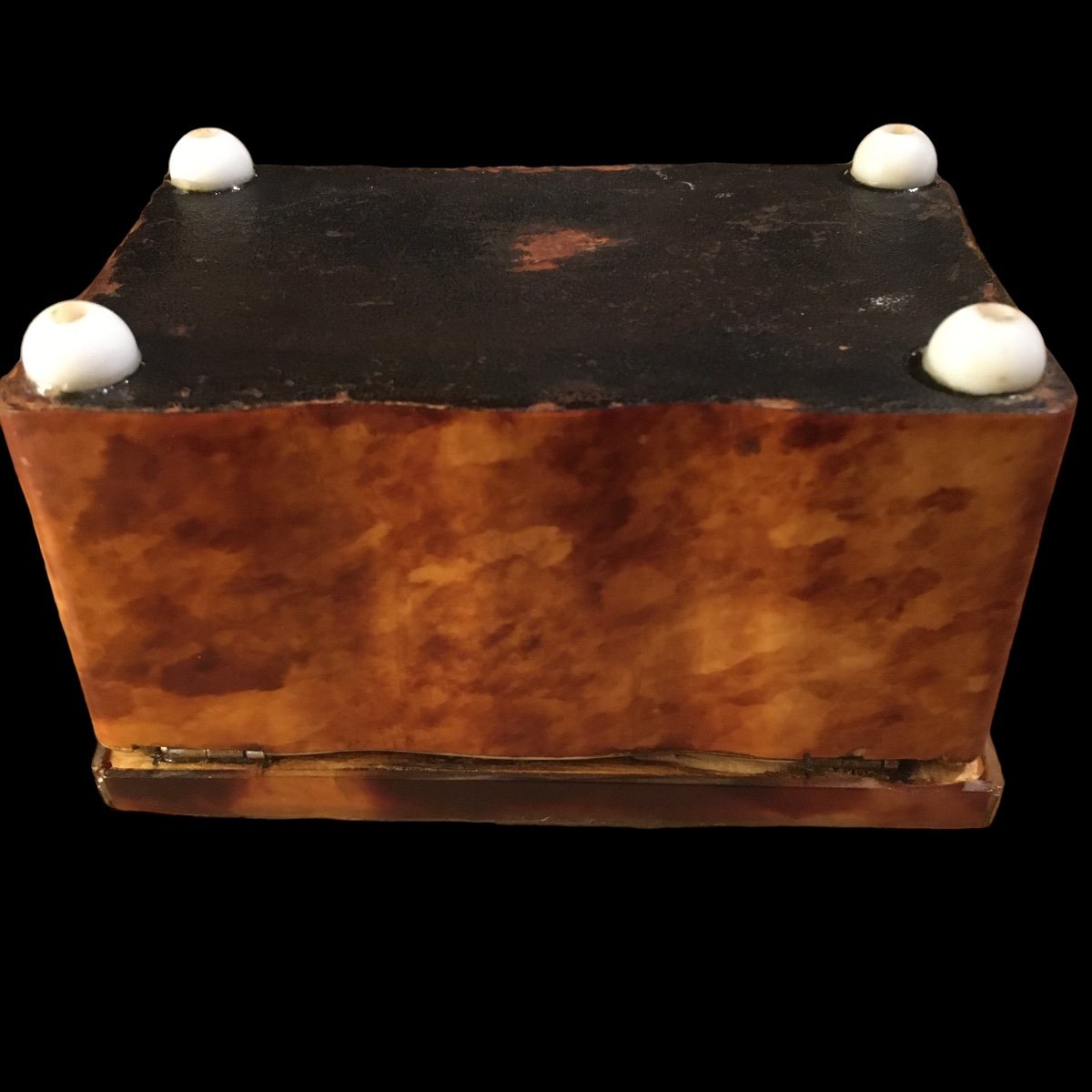 Small Tortoise Shell Box 19th Century.-photo-2