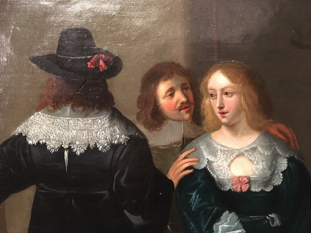 A Merry Company. Painter Cj Van Der Laemen (1606_1651)-photo-3