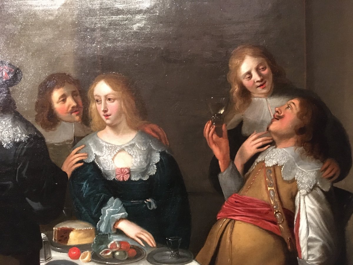 A Merry Company. Painter Cj Van Der Laemen (1606_1651)-photo-4