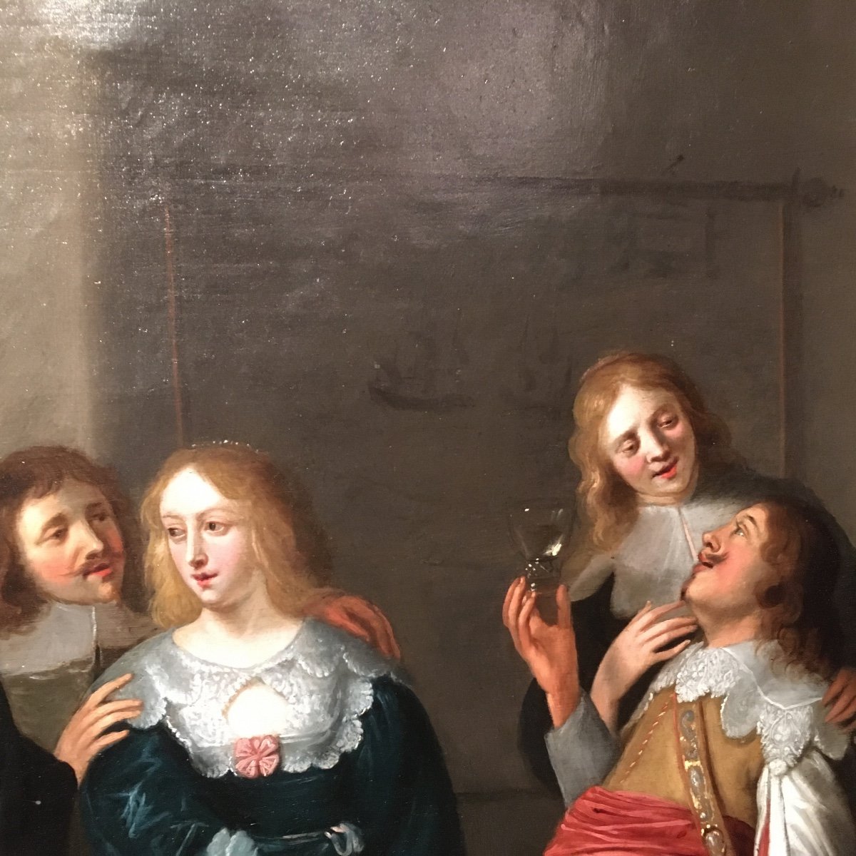 A Merry Company. Painter Cj Van Der Laemen (1606_1651)-photo-6