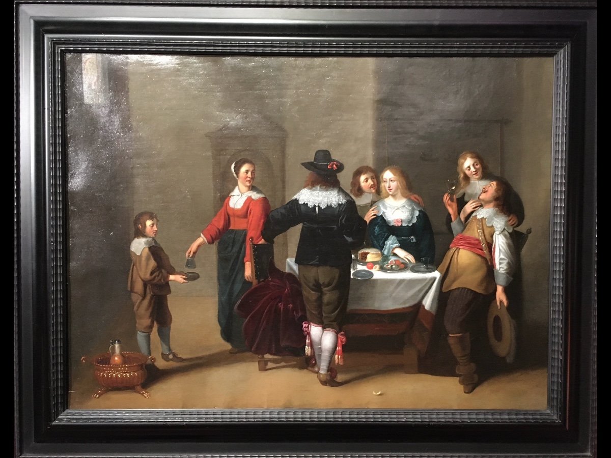 A Merry Company. Painter Cj Van Der Laemen (1606_1651)-photo-8