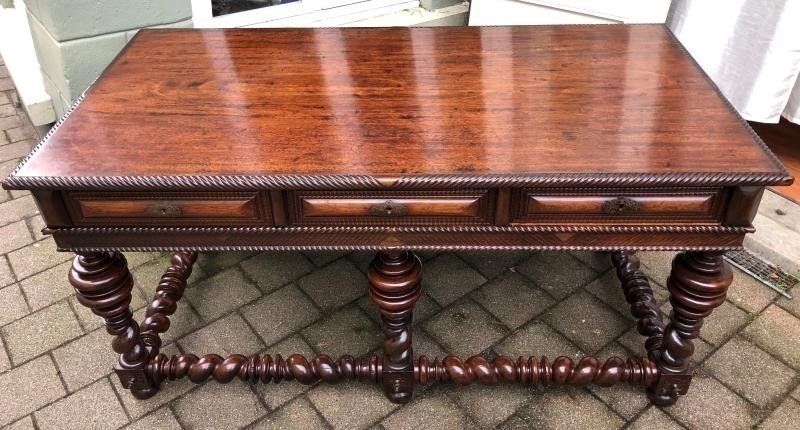 Large Portuguese Central Table With 6 Legs Early 18th Century.-photo-2