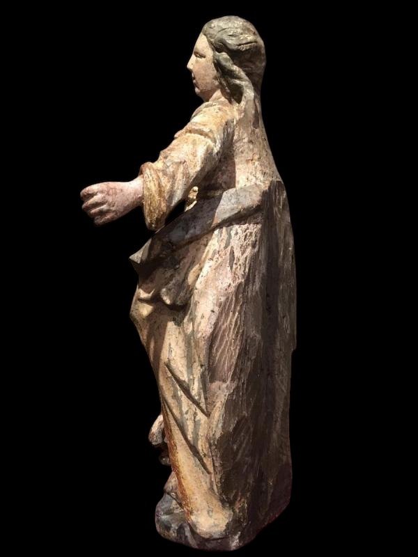 Saint Catherine Of Alexander Around 1600, Height: 58 Cm -photo-2