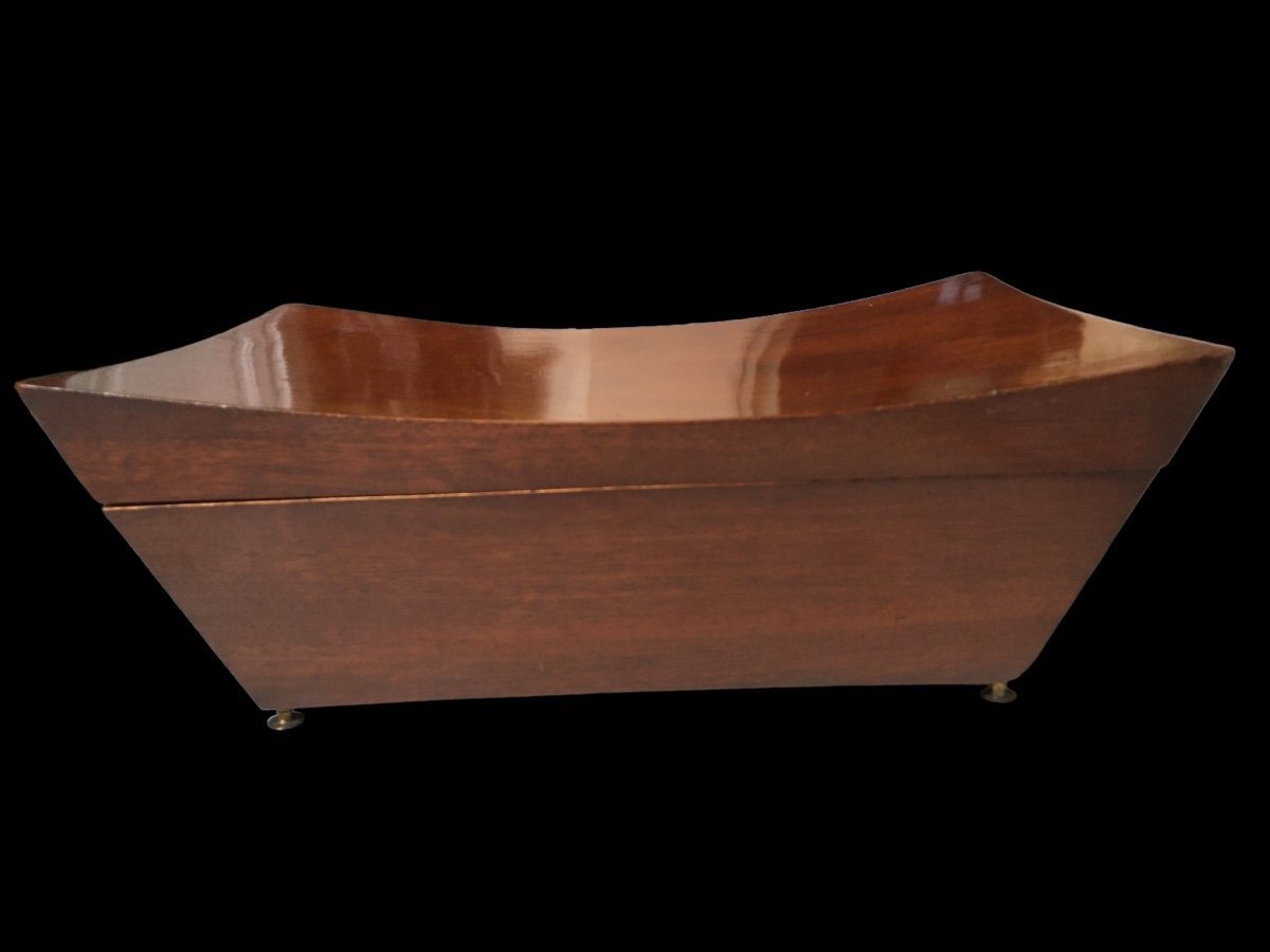 Pair Of Mahogany Boxes Empire Period -photo-1