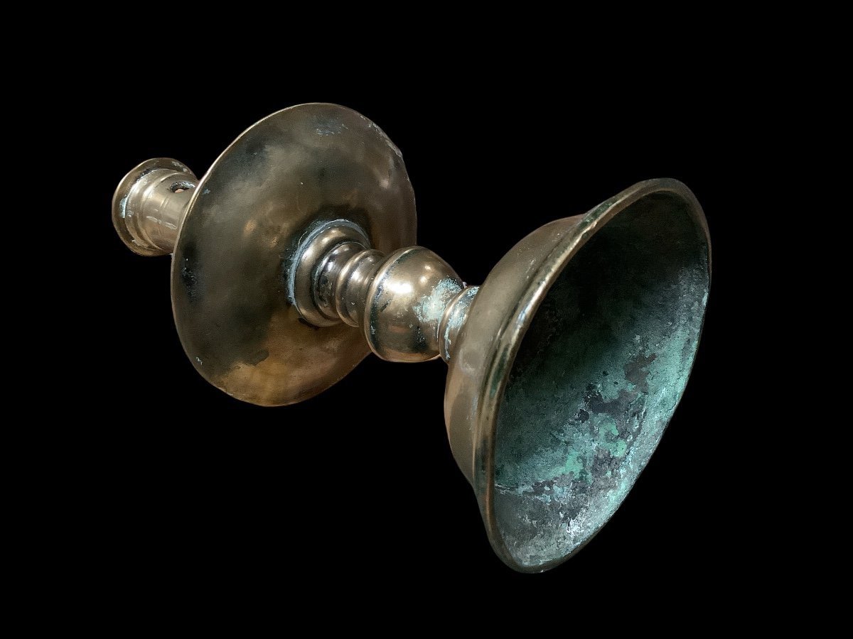 17th Century Bronze Candlestick -photo-1