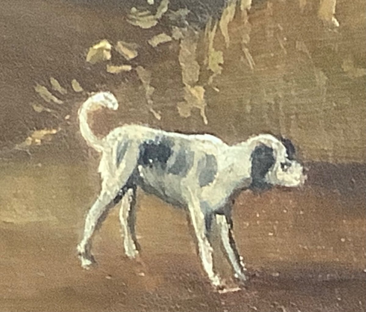 Peinture de Petit Château, Huile Sur Panneau De Chêne.-photo-8